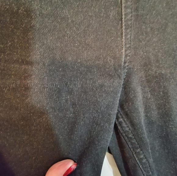 Rag & Bone Flat Front High Rise Pull-on Elastic Waist Black Denim Jeans, L - Picture 8 of 8